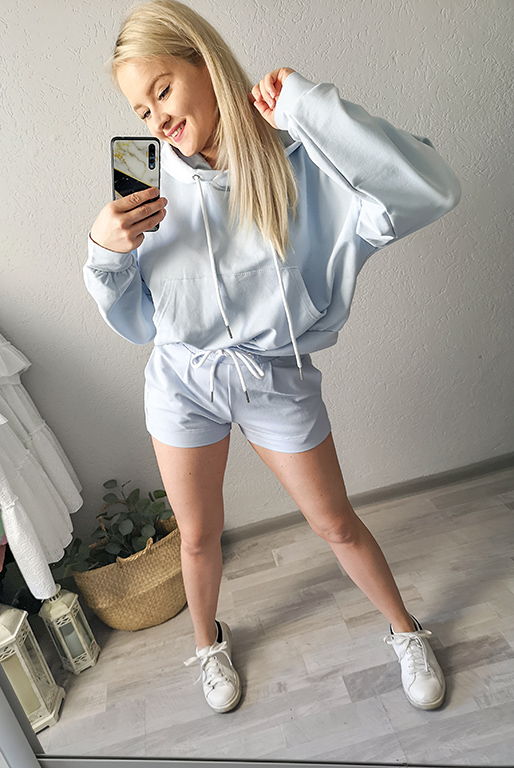 Komplet dresowy Soft Błękitny