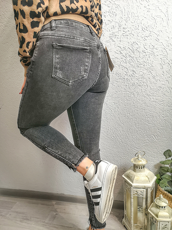 Spodnie Jeansowe Gray Push Up